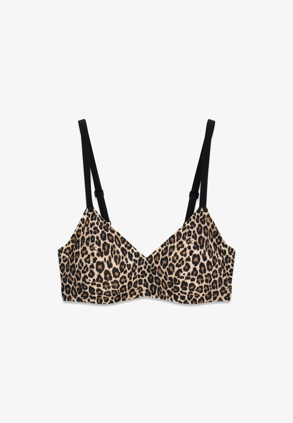 Guess BRALETTE-BH MIT ANIMAL-PRINT - Triangle bra - animalprint braun