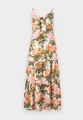 GAP V NECK TIERED MAXI