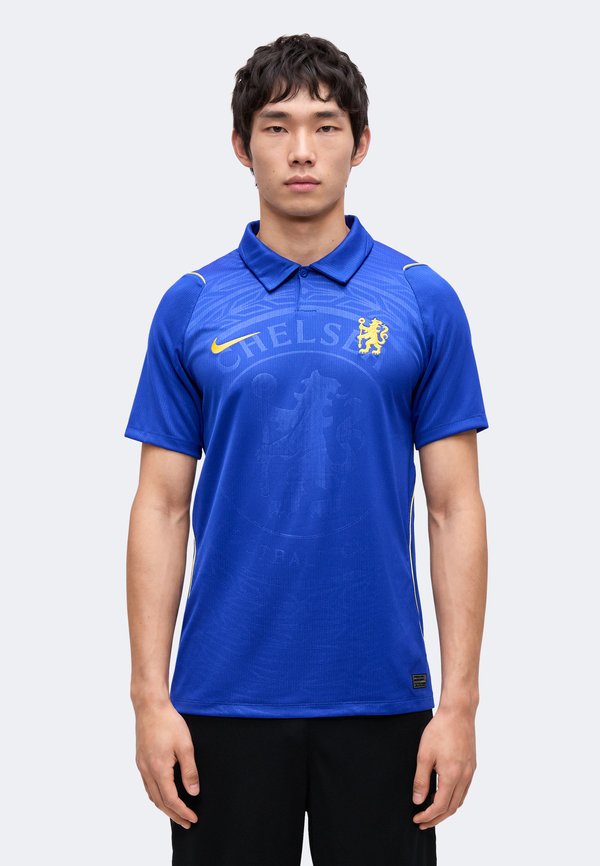 Nike Performance CFC - Polo shirt - bright blue/midwest gold-coloured