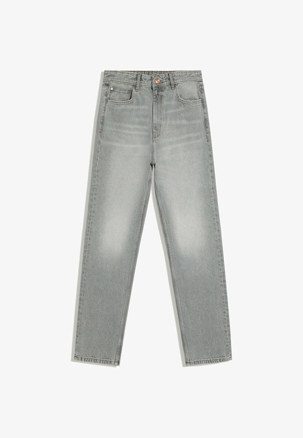 Bershka STRAIGHT-LEG - JEANS - Straight leg jeans - grey