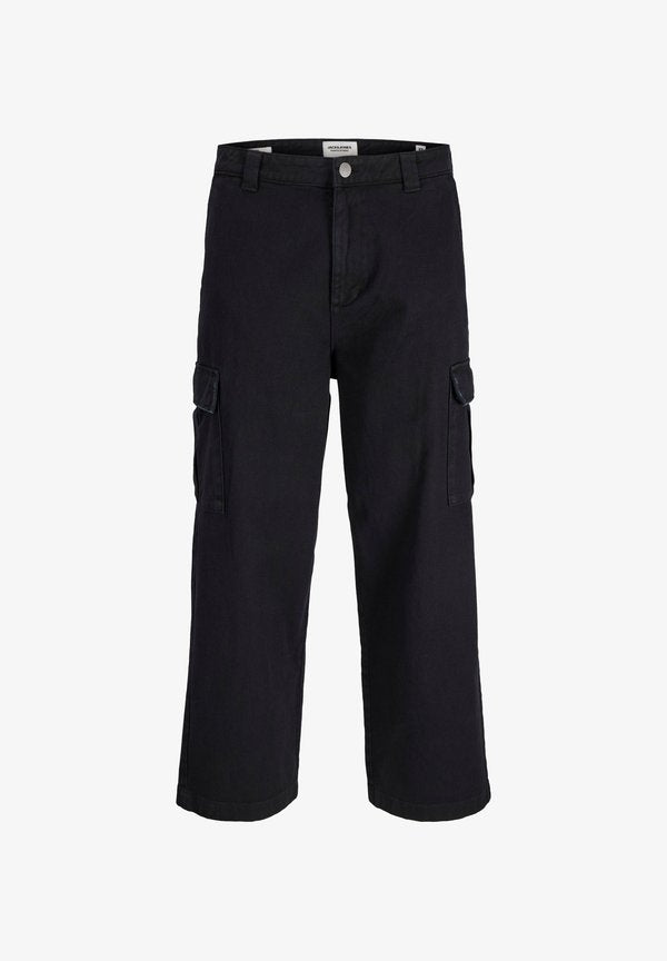 Jack & Jones Cargo gy fit - Cargo trousers - black