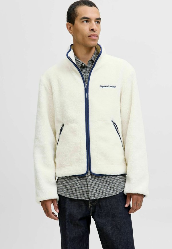 Jack & Jones Teddy Teddy - Fleece jacket - ocean cavern