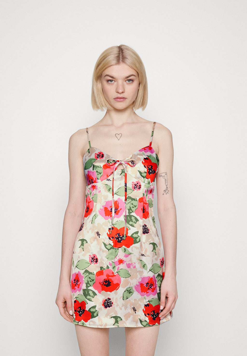 NA-KD JASMIN AZIZAM THIN STRAP MINI DRESS