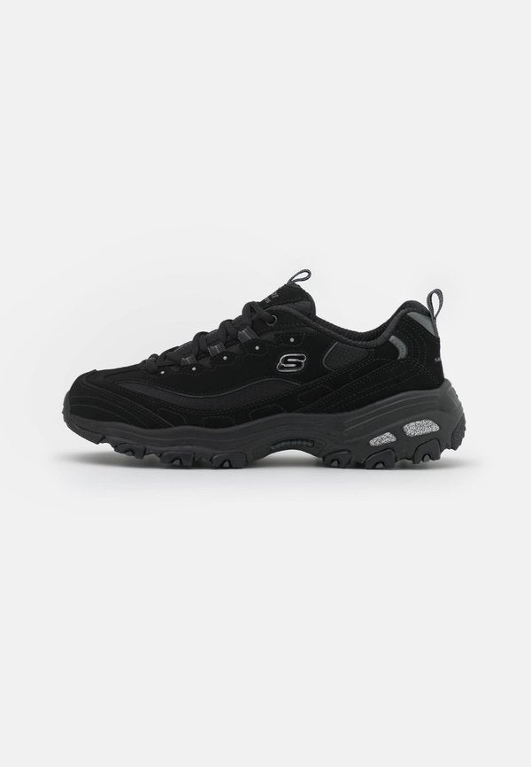 Skechers D'LITES WIDE FIT - Trainers - black