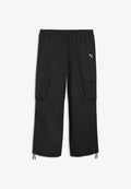 Puma ESSENTIALS EXTREME OVERSIZED CARGOHOSE - Cargo trousers - black