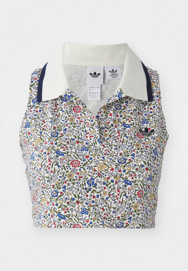 adidas Originals LIBERTY  - Polo shirt - off white/semi lucid red