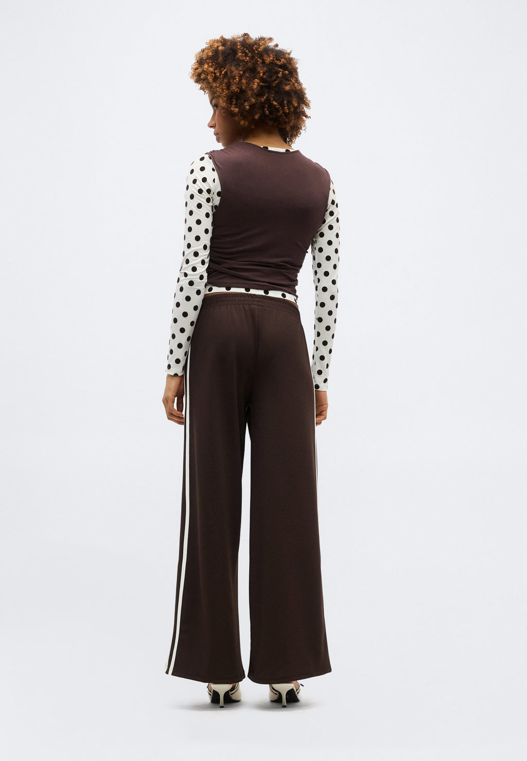 Gina Tricot SPORTY WIDE TROUSERS