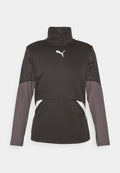 Puma INDIVIDUAL WINTERIZED - Long sleeved top - black/dark coal