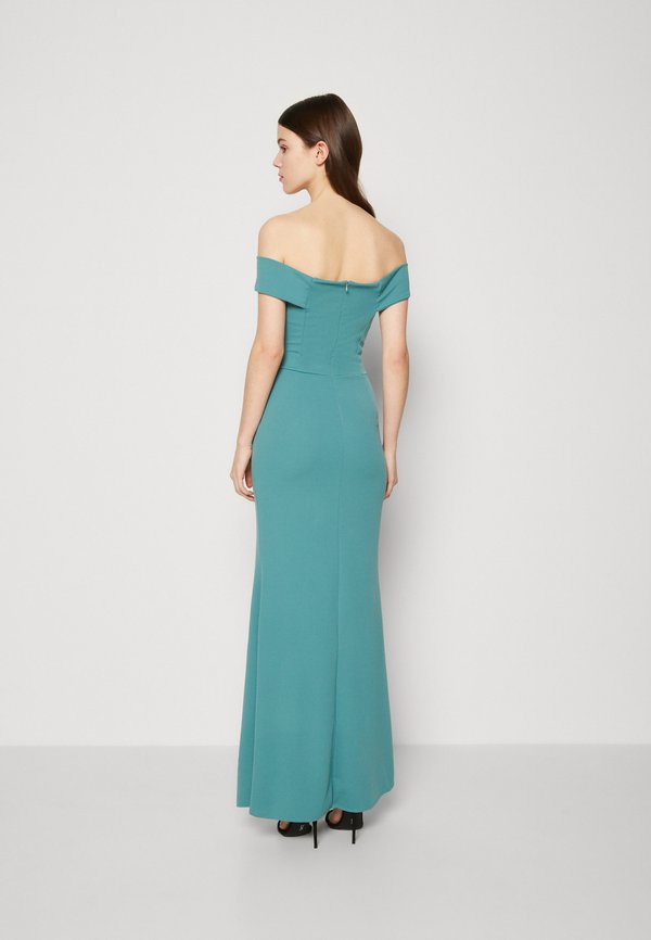 WAL G. MYLO CONTRAST MAXI DRESS