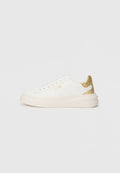 Guess ELBINA - Trainers - white/gold-coloured