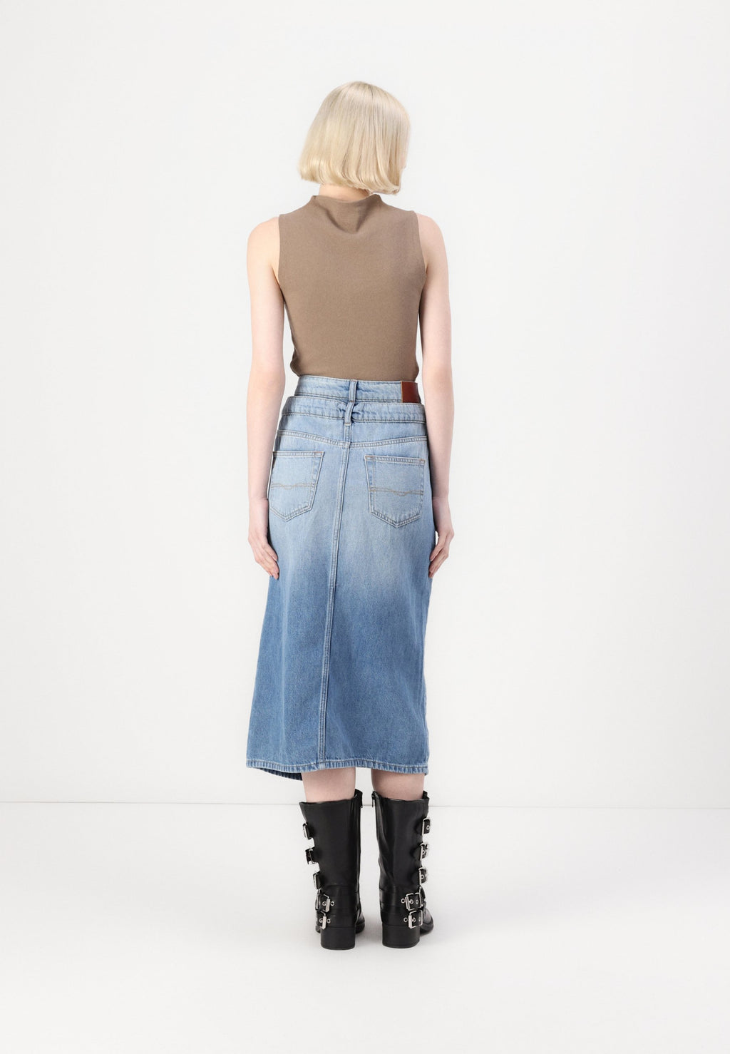 Pepe Jeans MIDI SKIRT DOUBLE