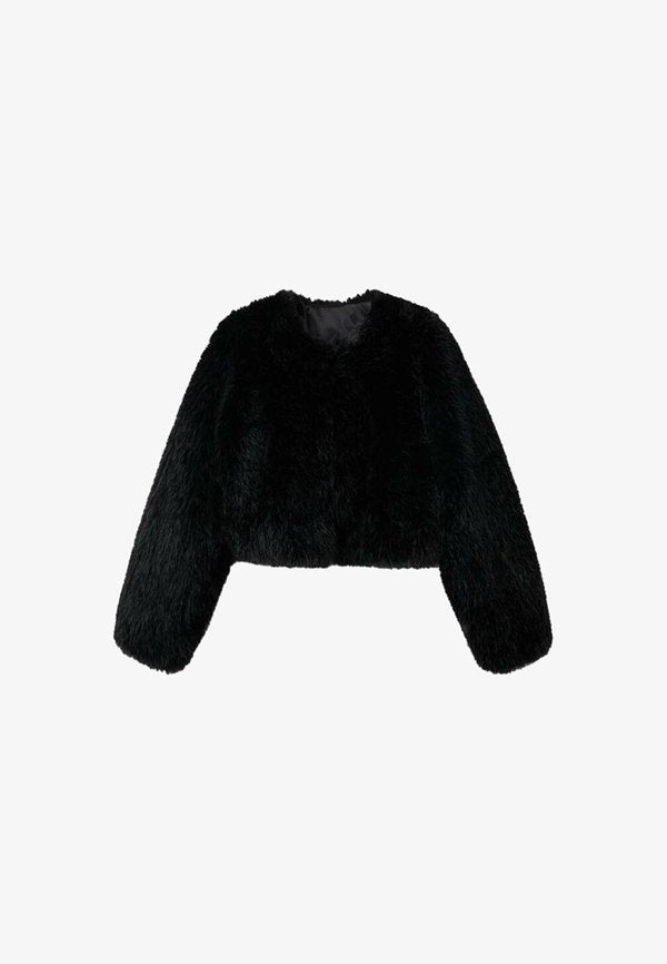 Mango Winter jacket - black