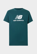 New Balance ESSENTIALS LOGO UNISEX - Print T-shirt - medusa green