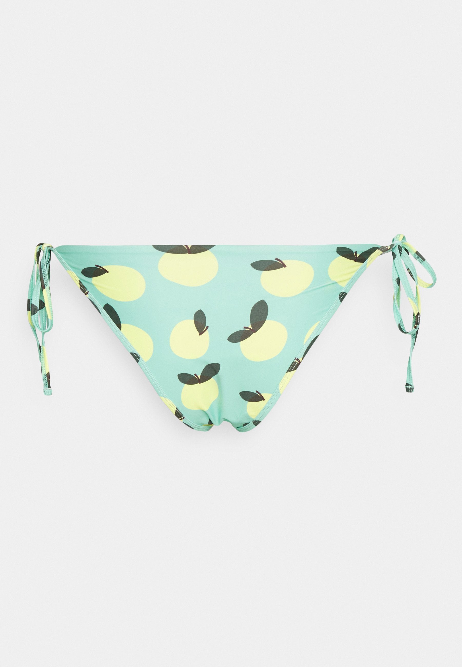 We Are We Wear JACKIE HIGH LEG TIE SIDE BRAZILIAN IN LEMON PRINT CURVE