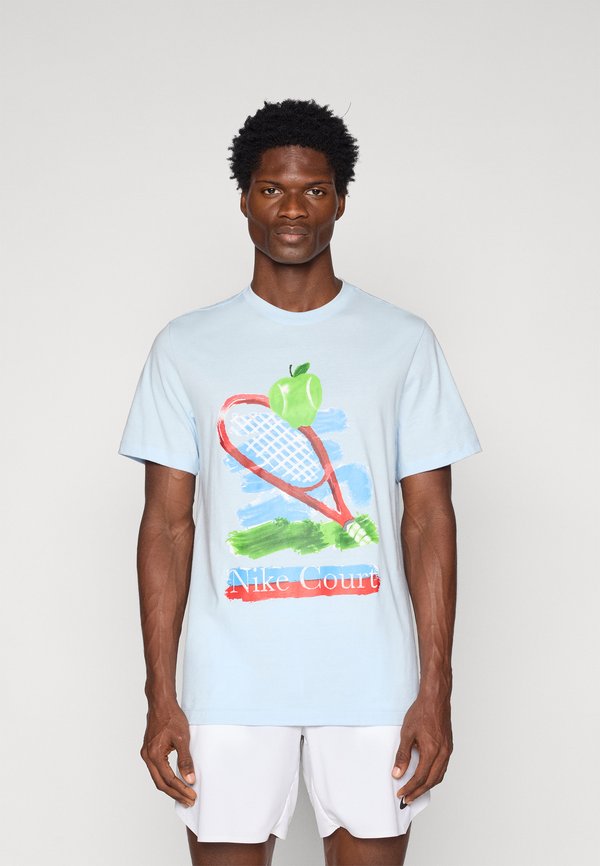 Nike Performance NIKECOURT TEE US OPEN - Print T-shirt - celestine blue