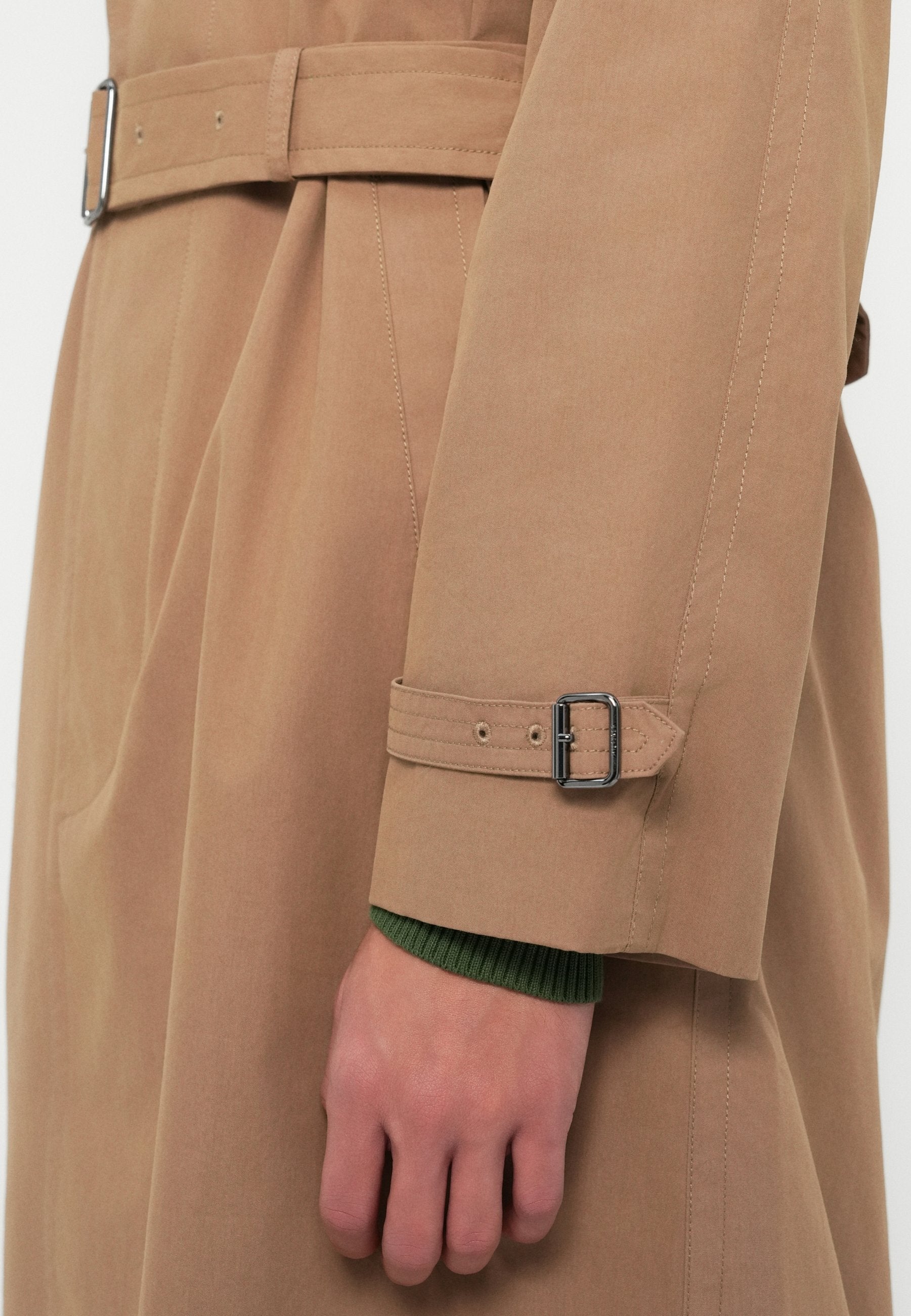 SMART CASUAL CRINKLE RELAXED TRENCH COAT Media 6