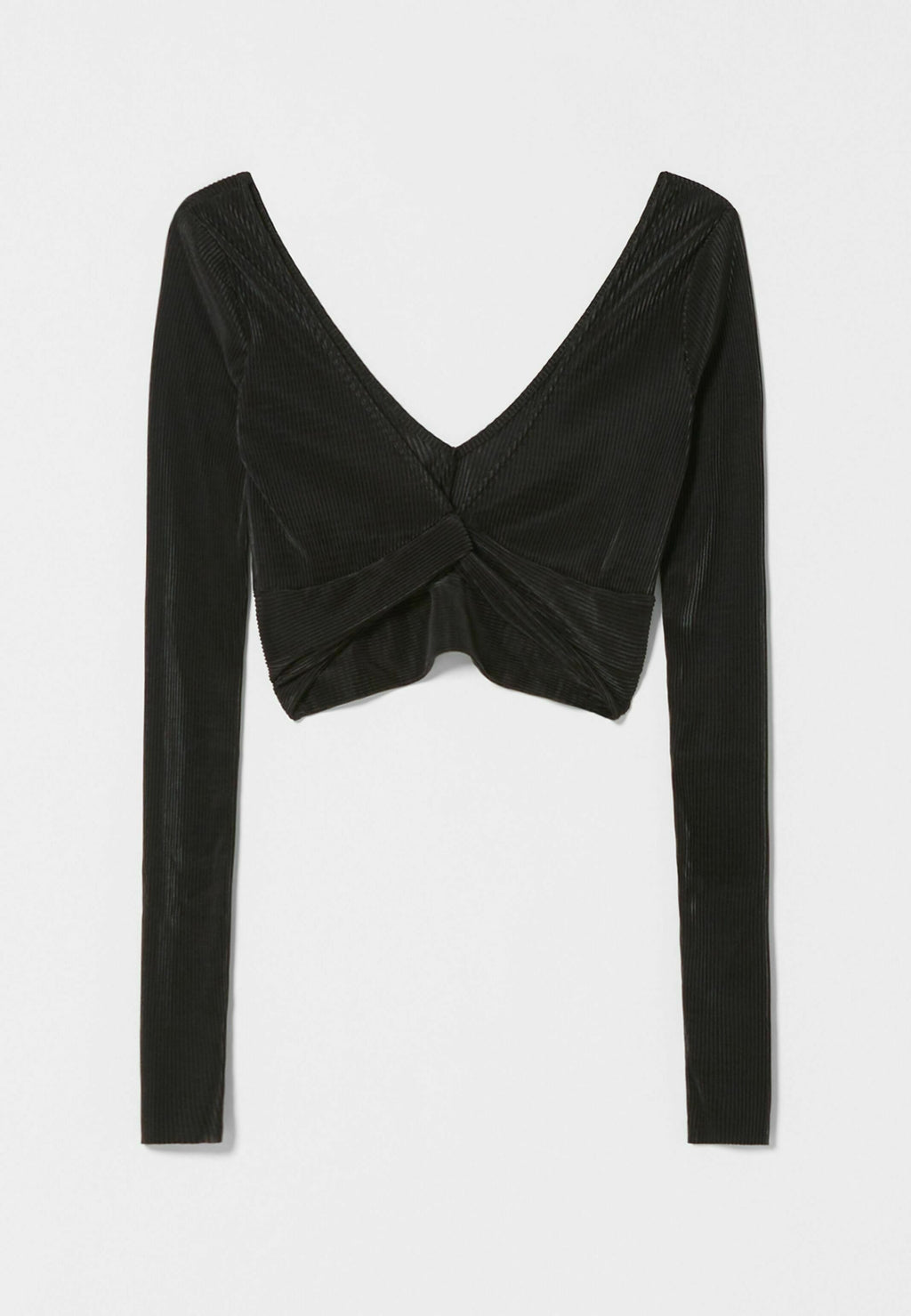 Bershka WITH PLEATED V NECK