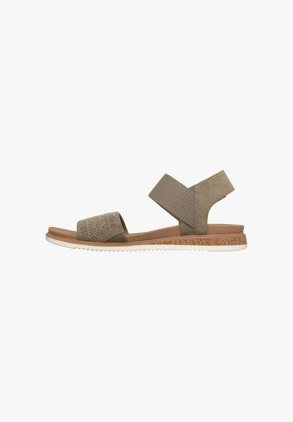 Skechers BOBS DESERT KISS LOW - TOP LOOK - Sandals - olv