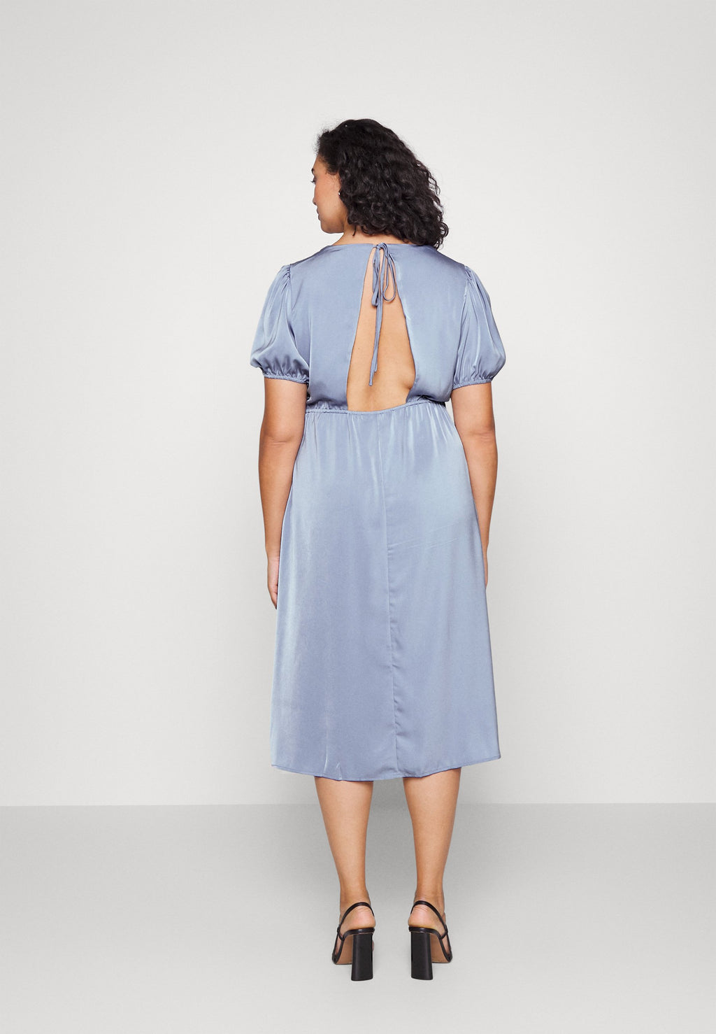 IN THE STYLE CURVE ITSXZLND V NECK MIDI WEDDING GUEST