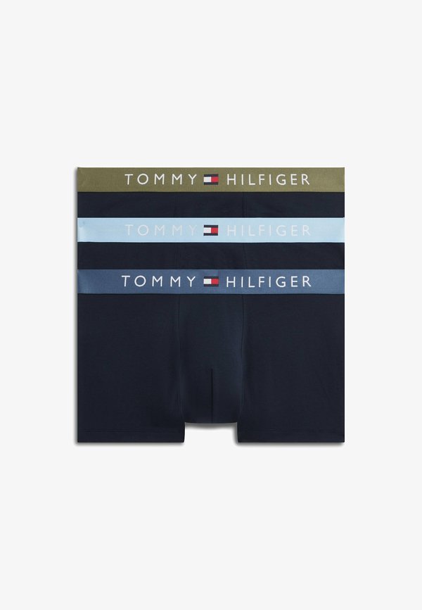 Tommy Hilfiger 3 PACK TRUNK WB - TH ORIGINAL - Trunks - nb  util olive chamb blue aeg sea