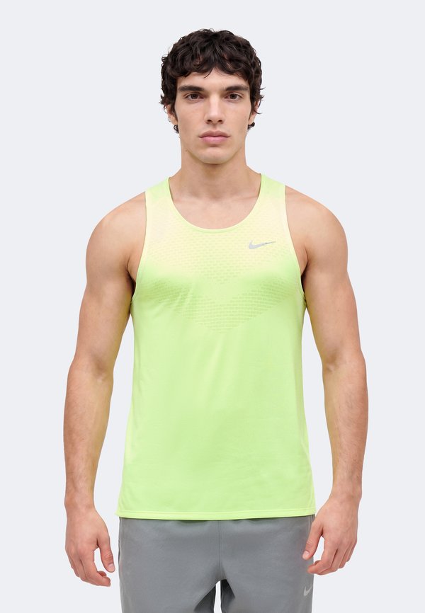 Nike Performance STRIDE TANK - Top - volt ice