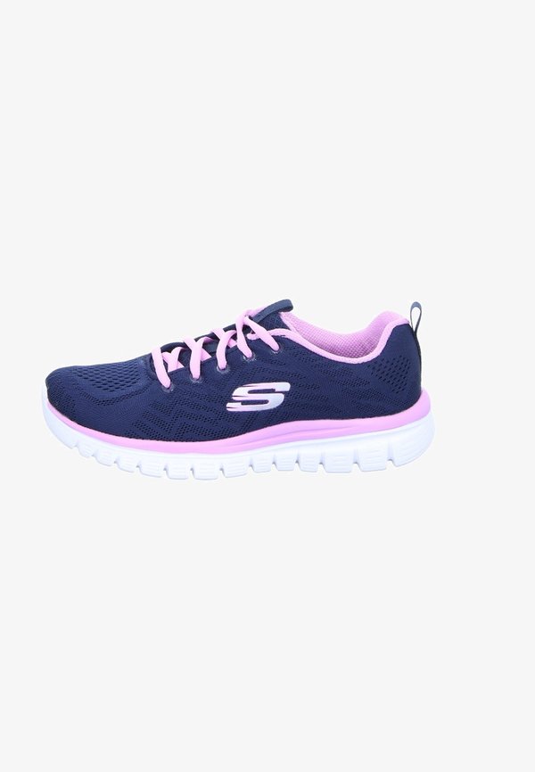 Skechers GRACEFUL - Trainers - blue/light pink