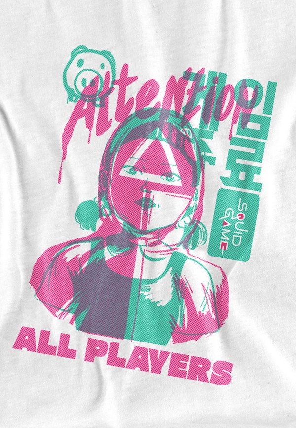 NETFLIX SQUID GAME ATTENTION ALL PLAYERS