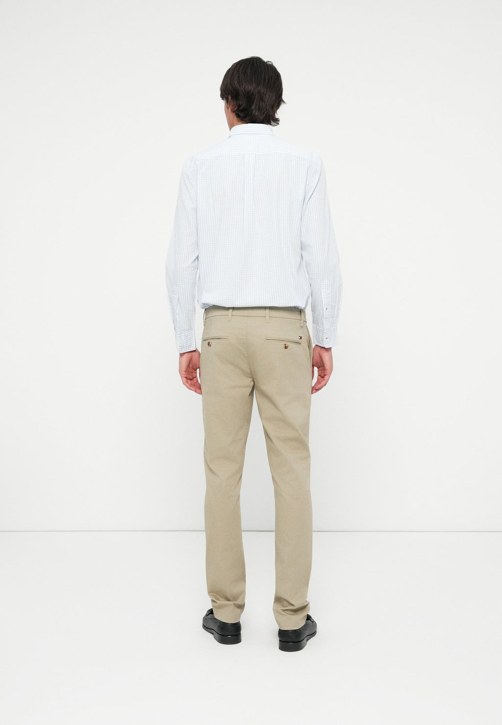 BLEECKER TEXTURED PRINT SLIM TROUSERS Media 4