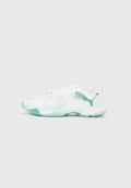 Puma VANTAGE NITRO W - Volleyball shoes - white/baltic sea/blue fresh water