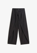 Bershka Trousers - black