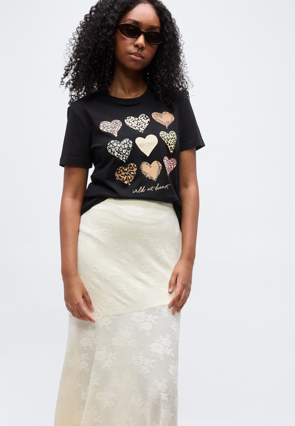 Gina Tricot Petite JACQUARD SKIRT