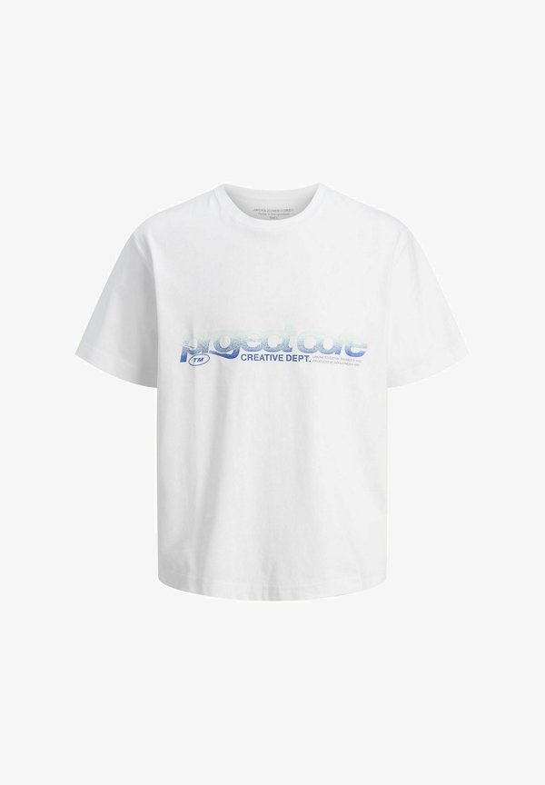 Jack & Jones Printed - Print T-shirt - bright white