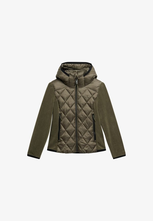 Superdry & Co HOODED HERITAGE STORM  - Winter jacket - dusty olive green