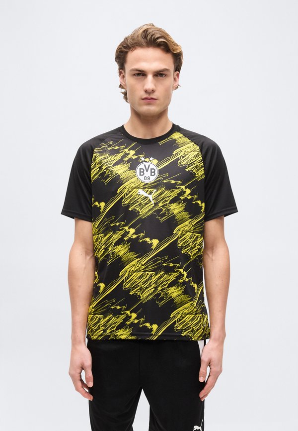 Puma BORUSSIA DORTMUND WARM UP - Club wear - black/faster yellow
