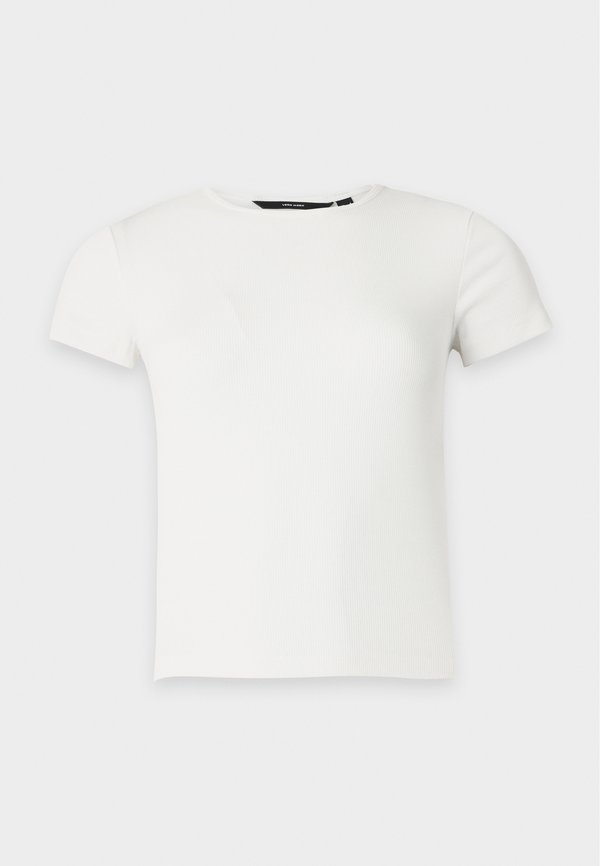 Vero Moda VMCHLOE SHORT - Basic T-shirt - snow white