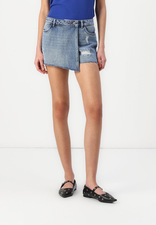 ONLY ONLTEXAS LIFE - Skort - light blue denim