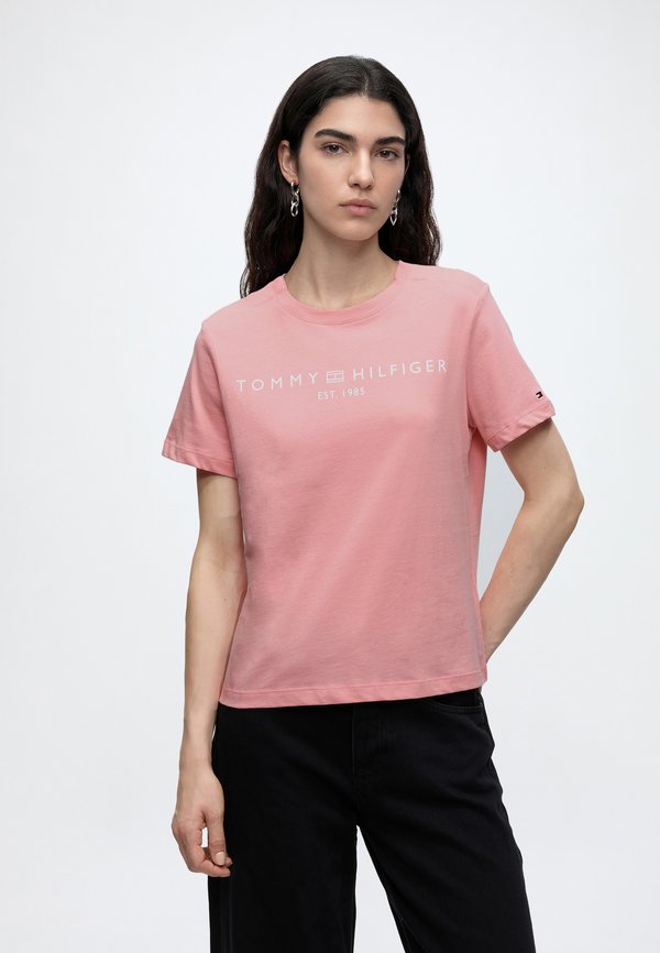 Tommy Hilfiger CORP LOGO - Basic T-shirt - carnation pink