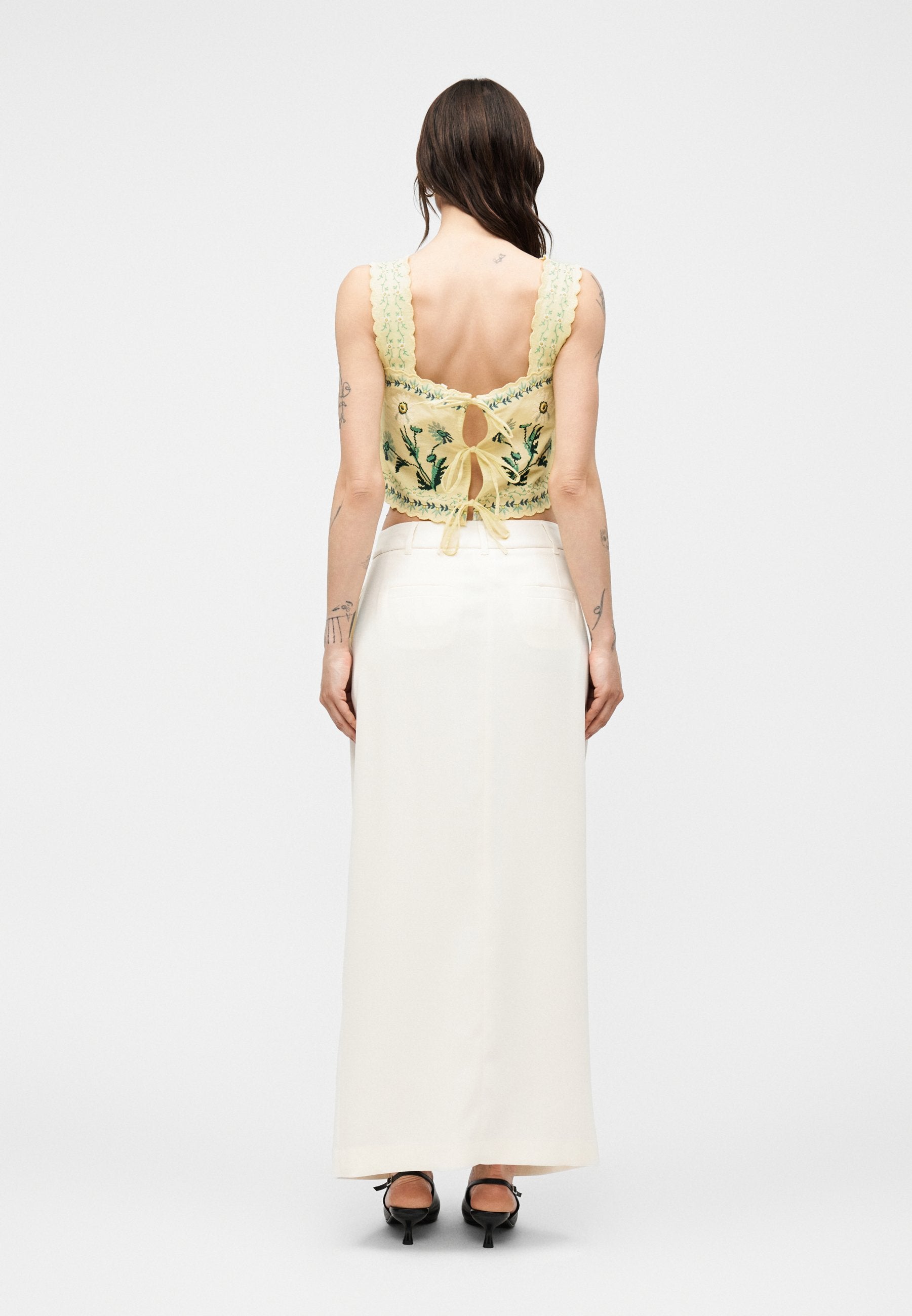 Sea AUDRA EMBROIDERY TANK