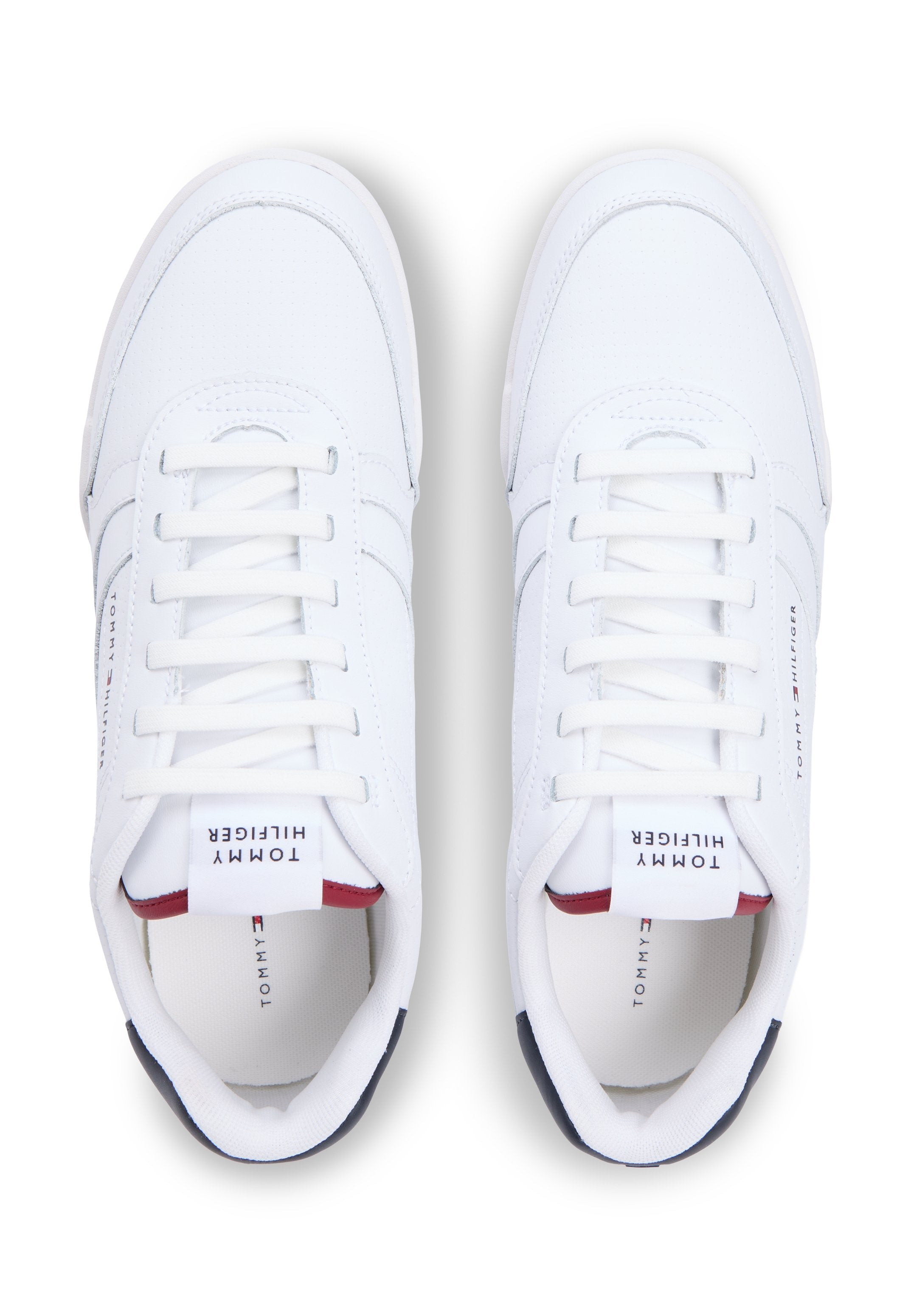 CONTRAST HEEL TRAINERS WITH LEATHER Media 4