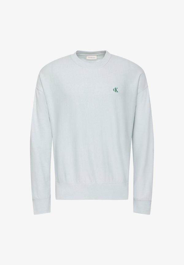 Calvin Klein Jeans PRMM TRRY MNGRM CN S - Sweatshirt - pale meadow