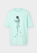 Nike Performance SI TEE BBALL SABRINA - Sports T-shirt - mint foam