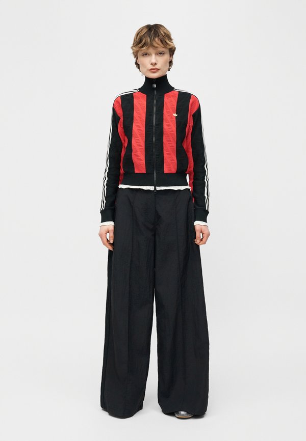 adidas Originals FIREBIRD - Cardigan - black/semi lucid red
