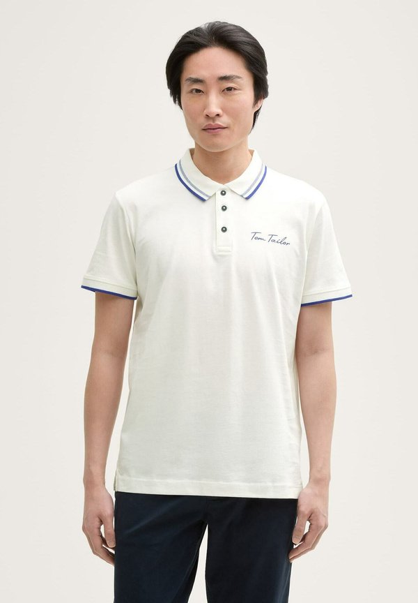 TOM TAILOR Polo shirt - off white