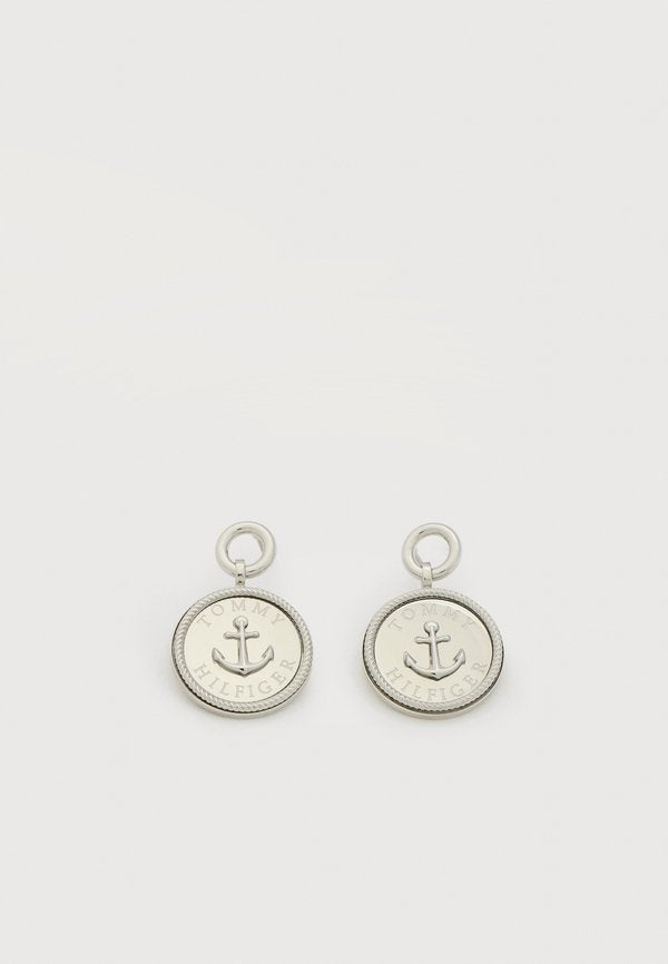 Tommy Hilfiger NAUTICAL CHARMS - Earrings - silver-coloured