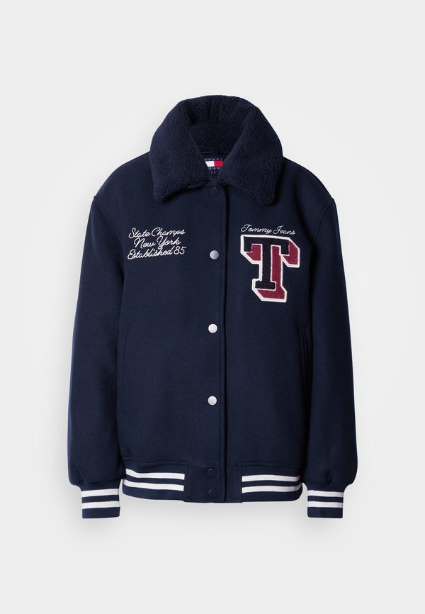 Tommy Jeans PADDED TWILL OVERSIZED VARSITY JACKET