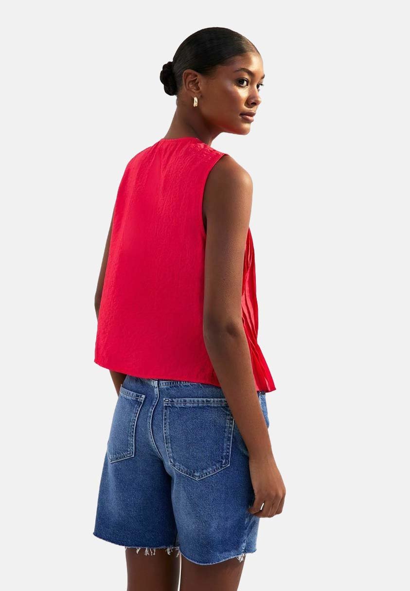 New Look PLEATED TIE FRONT SLEEVELESS