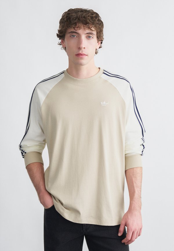 adidas Originals Long sleeved top - stone khaki/off white