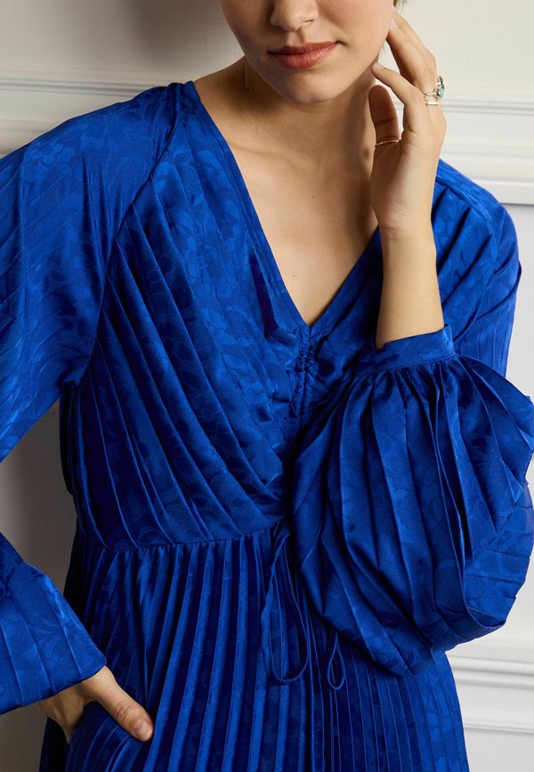 Next PLEATED OCCASION LONG SLEEVE MINI DRESS