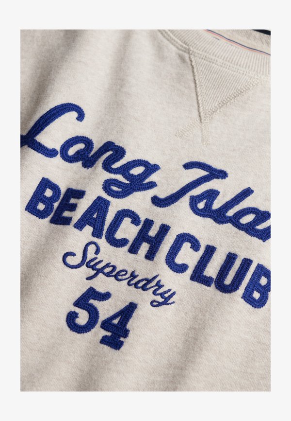 Superdry & Co BEACH CLUB LOOSE CREW - Sweatshirt - oat marl