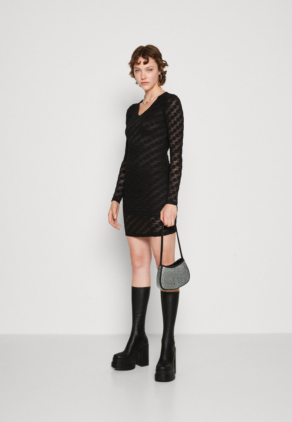 ONLY ONLRIE V NECK DRESS